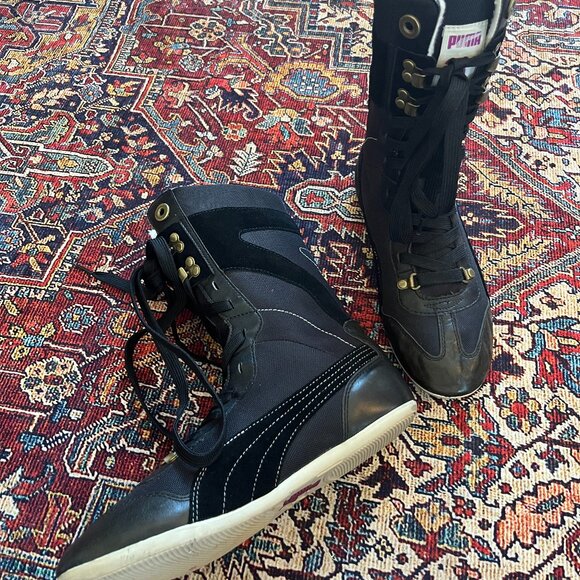Vintage Puma Ring Boxing Shoes - Picture 1 of 6